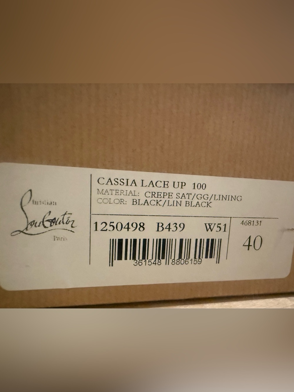 Christian Louboutin Black Ballerina Stilettos w/ Signature Red Soles Size 10 US - Picture 16 of 16
